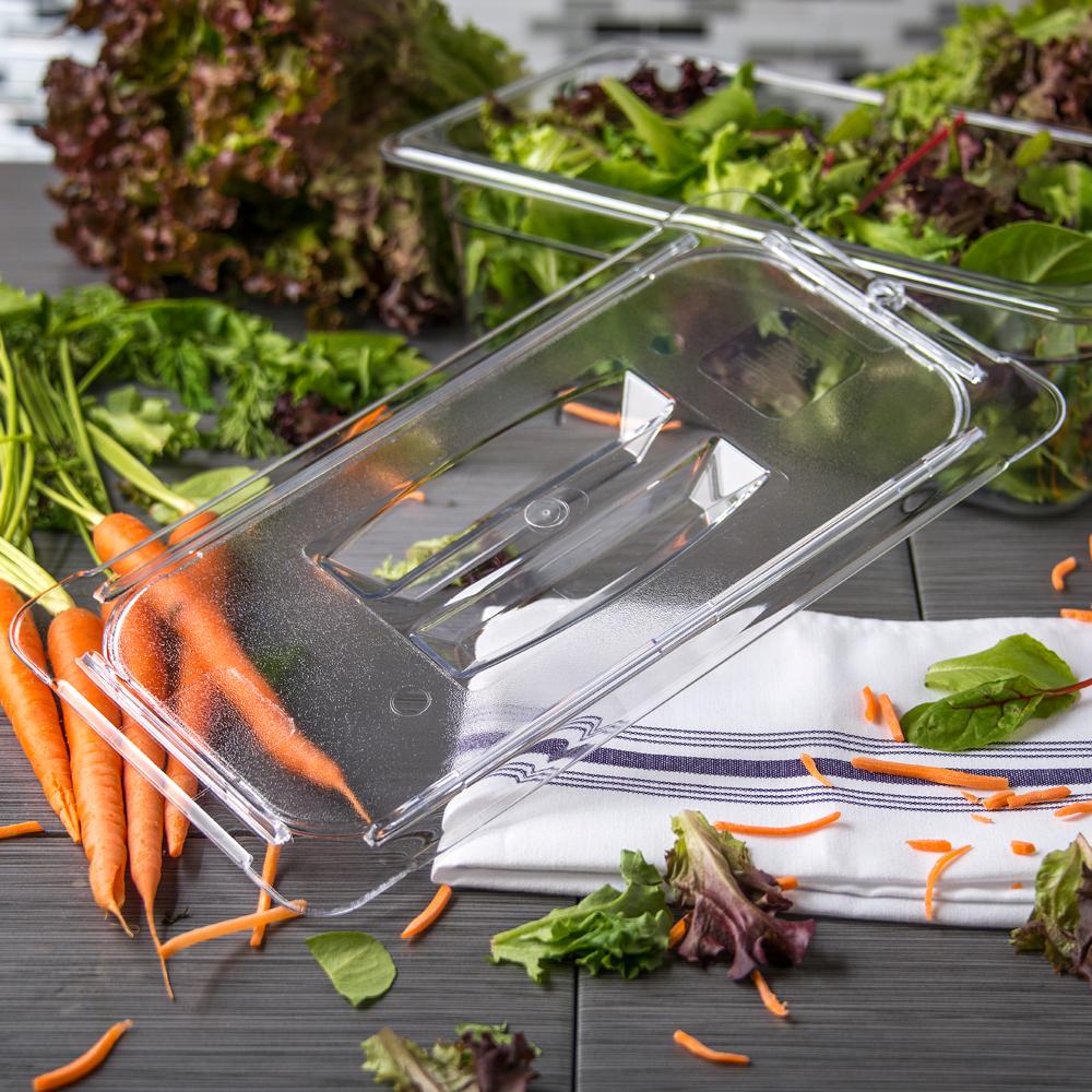 Carlisle 10270U-07 1/3 Size Universal Lid for Food Pan - Clear