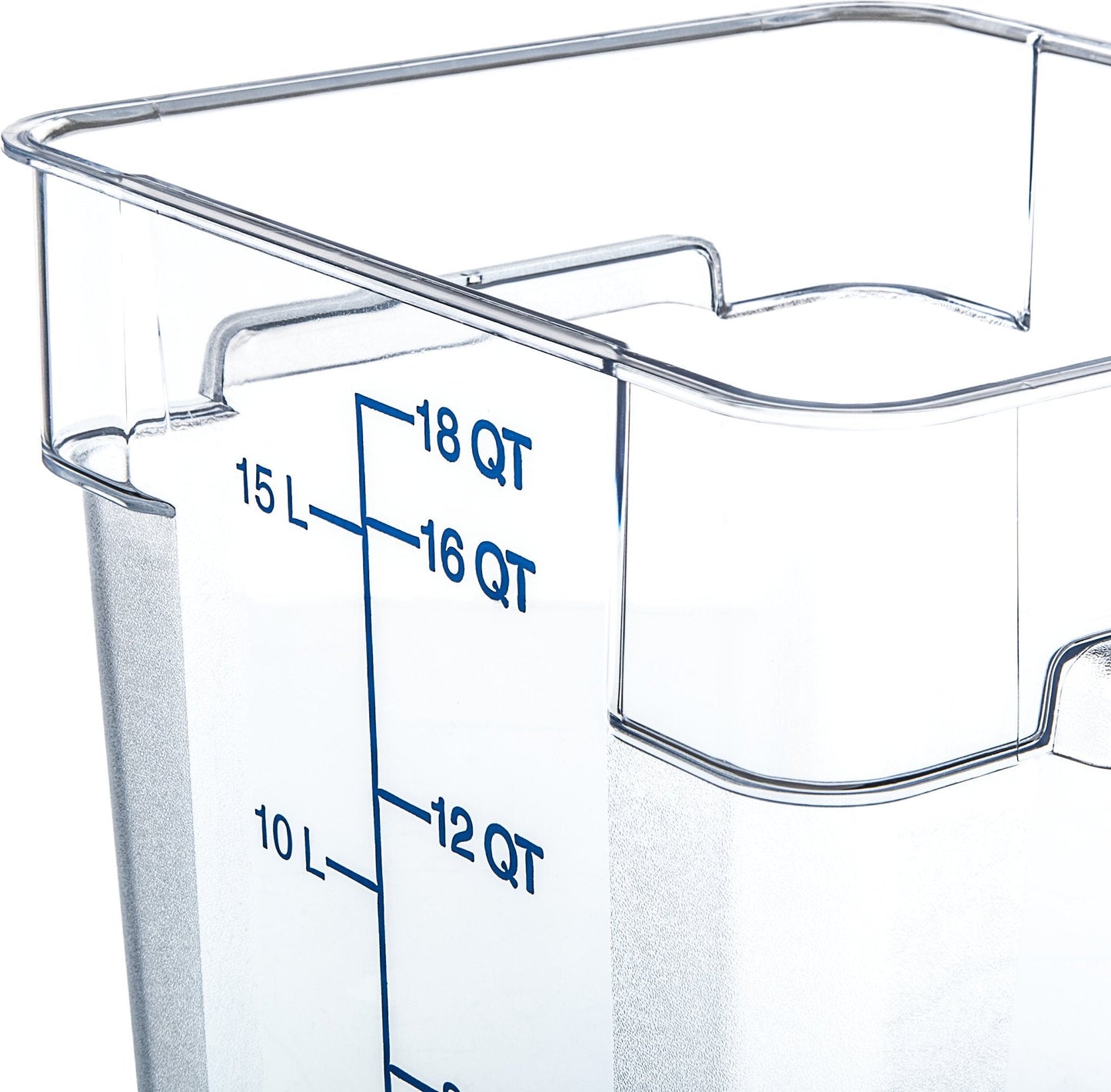 Carlisle 1072507 18 Qt Clear Food Storage Container