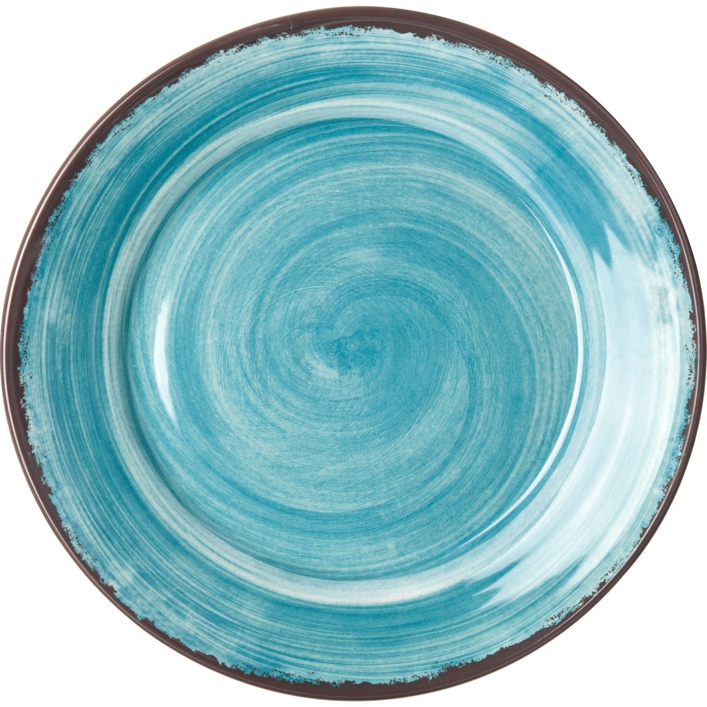 Carlisle Mingle 5400615 Aqua Melamine Round Charger 12.5"