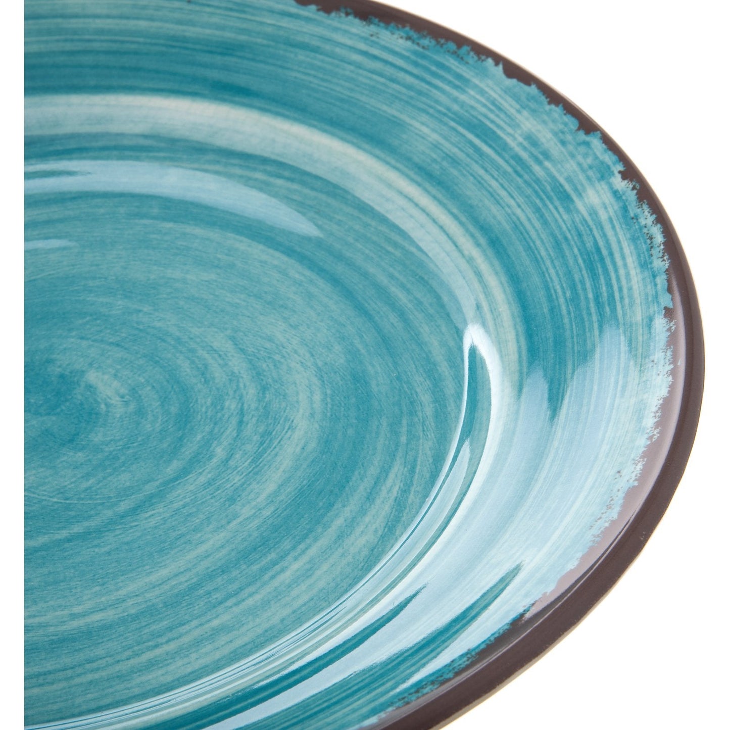 Carlisle Mingle 5400615 Aqua Melamine Round Charger 12.5"