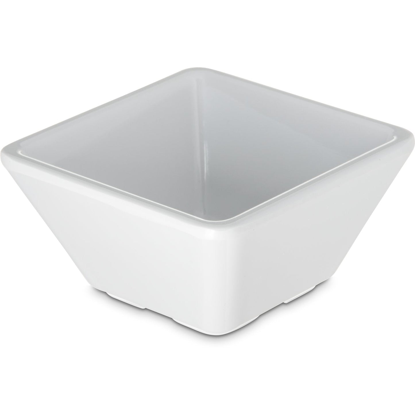 Carlisle Grove 6402602 Melamine White Square Bowl 14 Oz