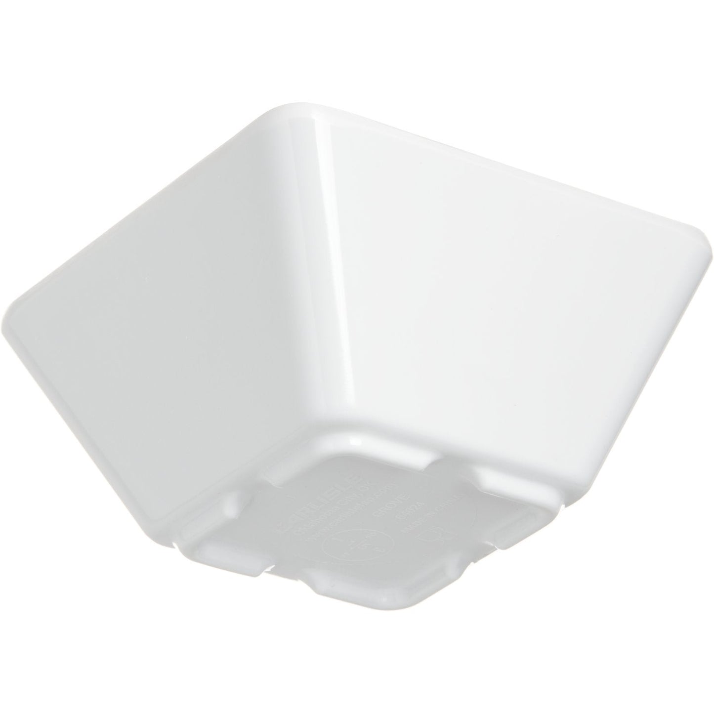 Carlisle Grove 6402602 Melamine White Square Bowl 14 Oz