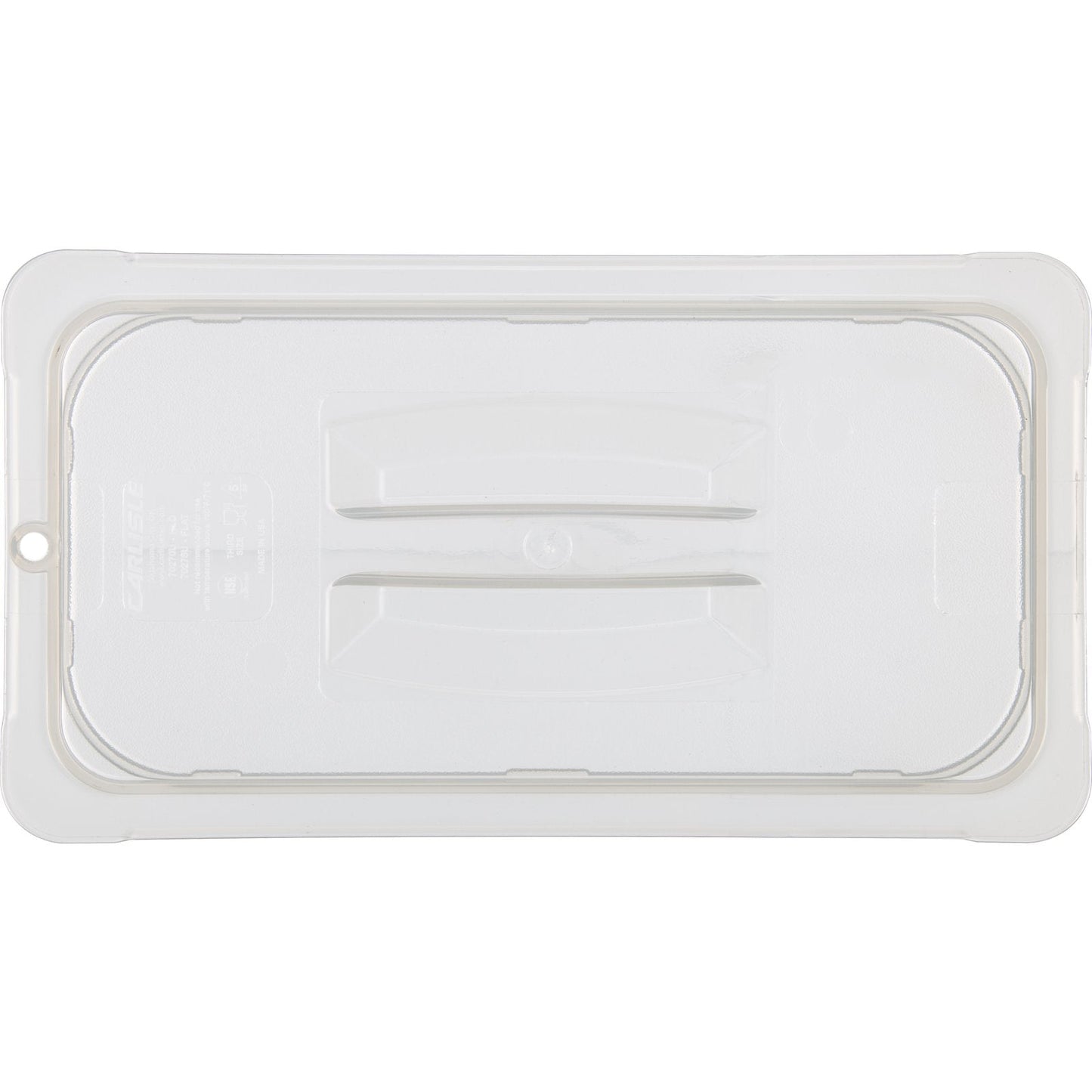 Carlisle 70270U30 1/3 Size PP Lid for Food Pan - Translucent