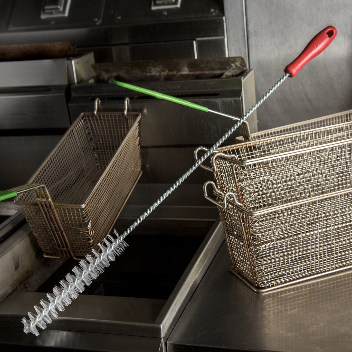 Carlisle 4011000 28" Straight Fryer Brush