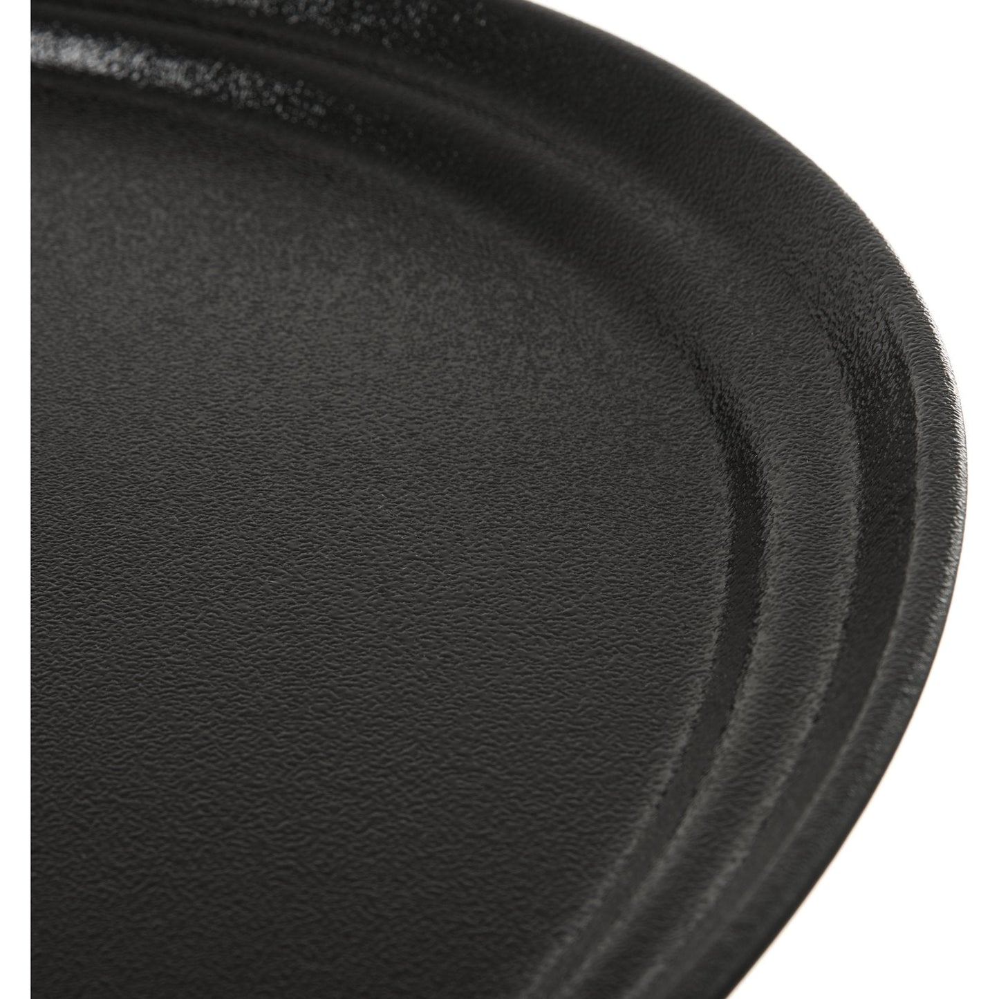 31" Black Oval Griptite Tray (3100GR-004)