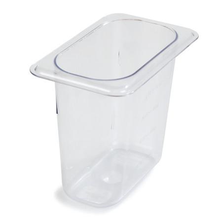 Carlisle 3068807 1/9 Size Clear 6" Deep Insert Pan