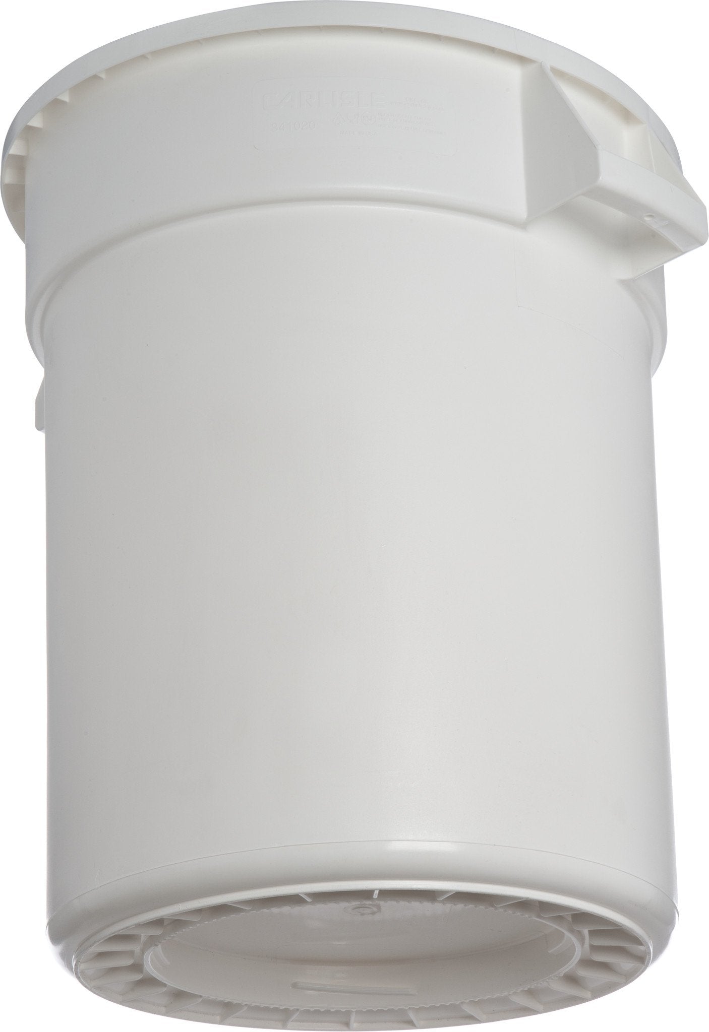 Carlisle 34102002 White Waste Container 32 Gallon