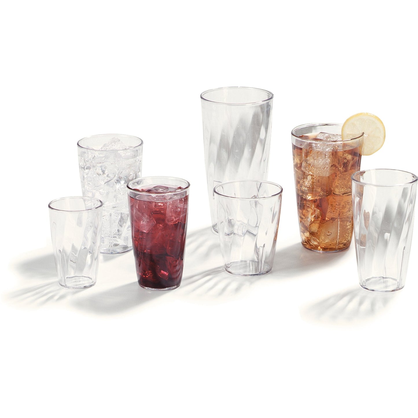 Carlisle 4367407 22 Oz Swirl Tumbler Clear