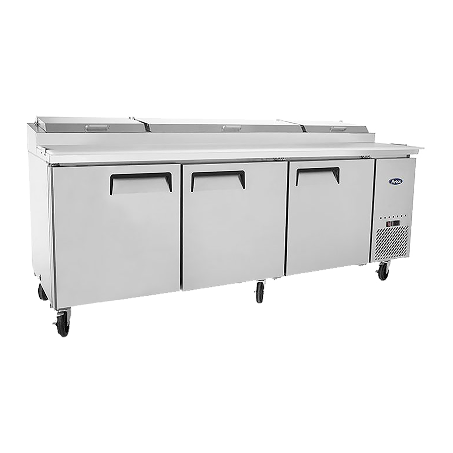 Atosa - MPF8203GR Refrigerated Reach-In Pizza Prep Table 26.0 cu. ft.