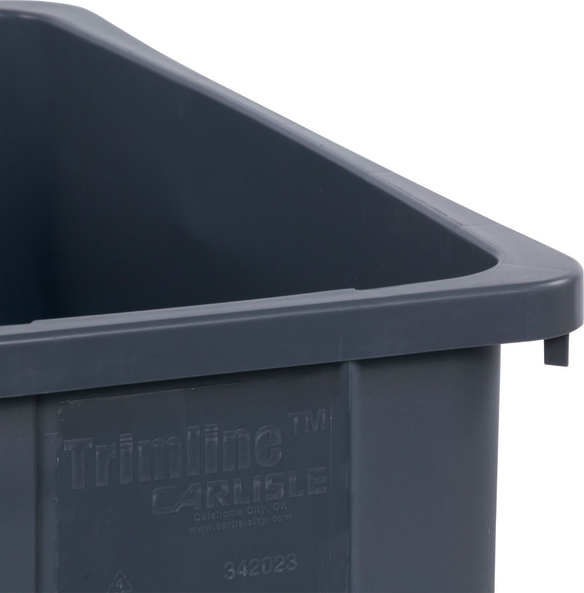 23 Gallon Trim Line Trash Can - Grey (342023-23)