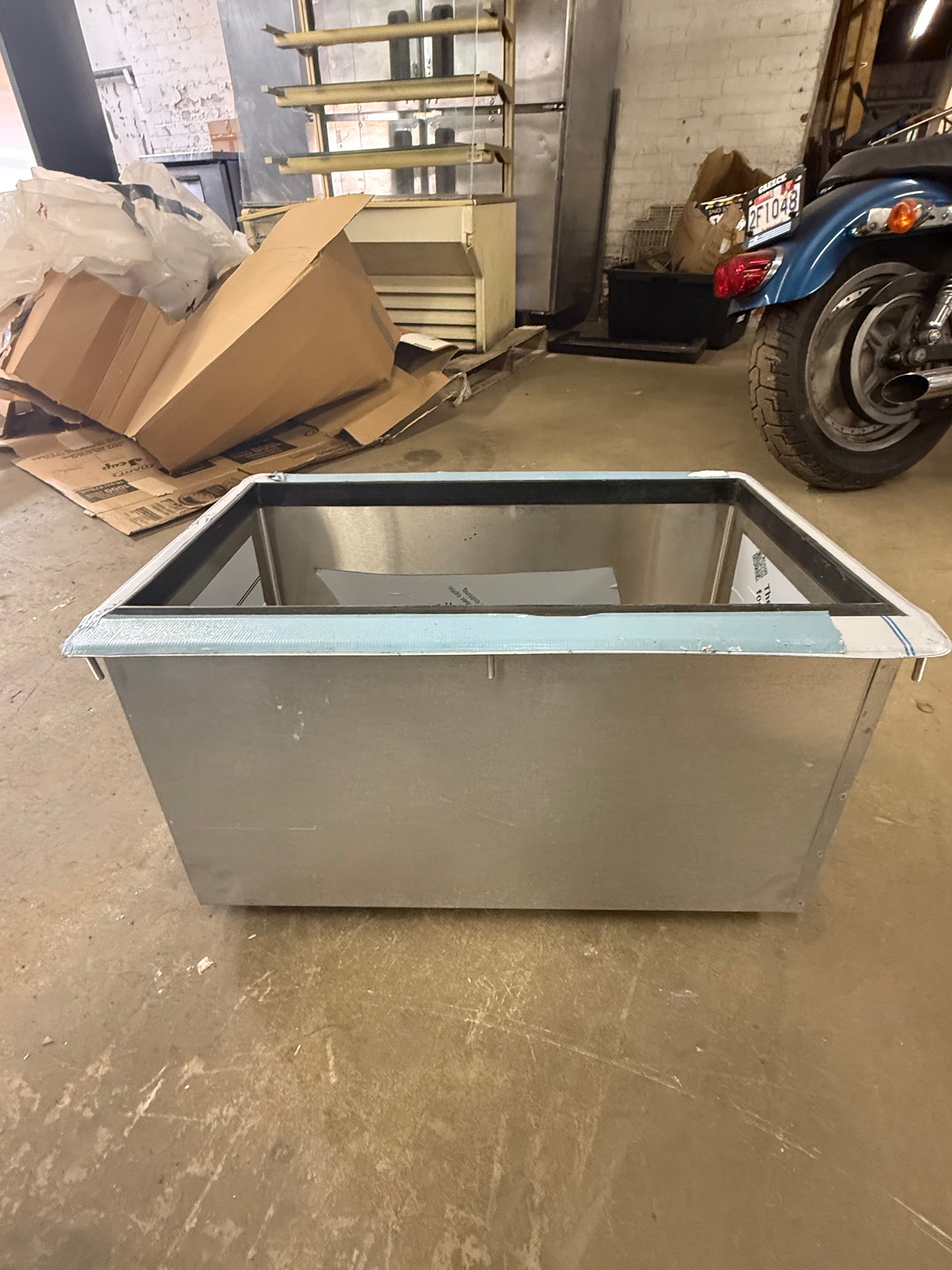 ADVANCED TABCO 27” x 18” DROP IN ICE BIN BRAND NEW SCRATCH AND DENT