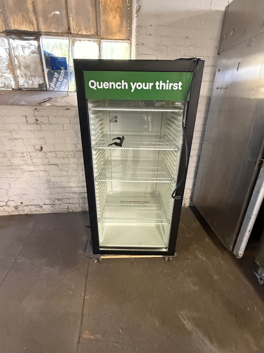 LIEBHER VC209 USED COMMERCIAL SINGLE GLASS DOOR REFRIGERATOR MERCHANDISER
