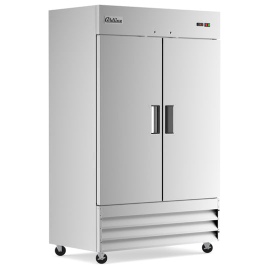 Coldline C-2FE 54" Solid Door Commercial Reach-In Freezer - Stainless Steel