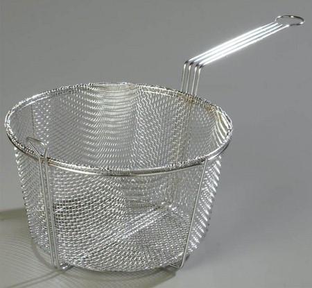 Carlisle 601003 Fryer Basket 13.5" Round Chrome