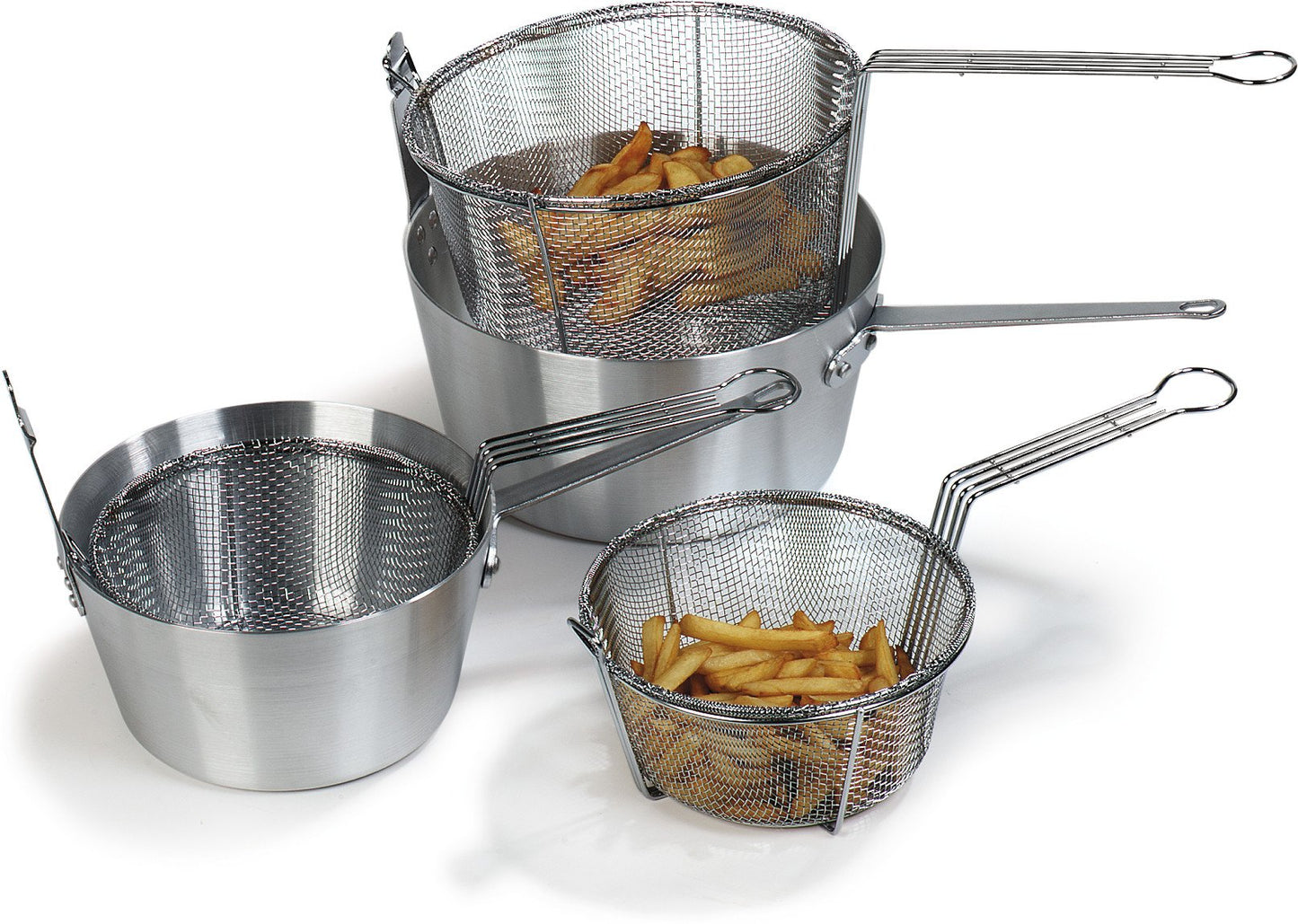 Carlisle 601003 Fryer Basket 13.5" Round Chrome