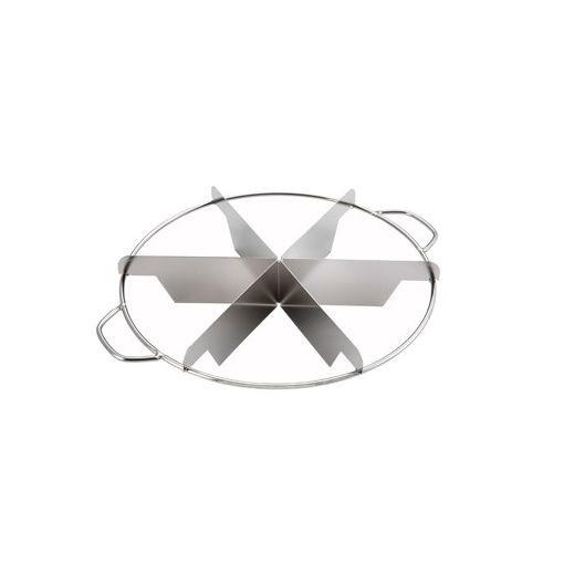 Winco SCU-6 6 Cut Stainless Steel Pie Cutter