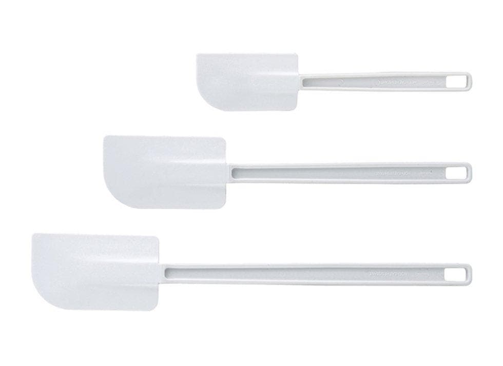 Winco Flat Blade Plastic Spatula Scraper - Various Sizes