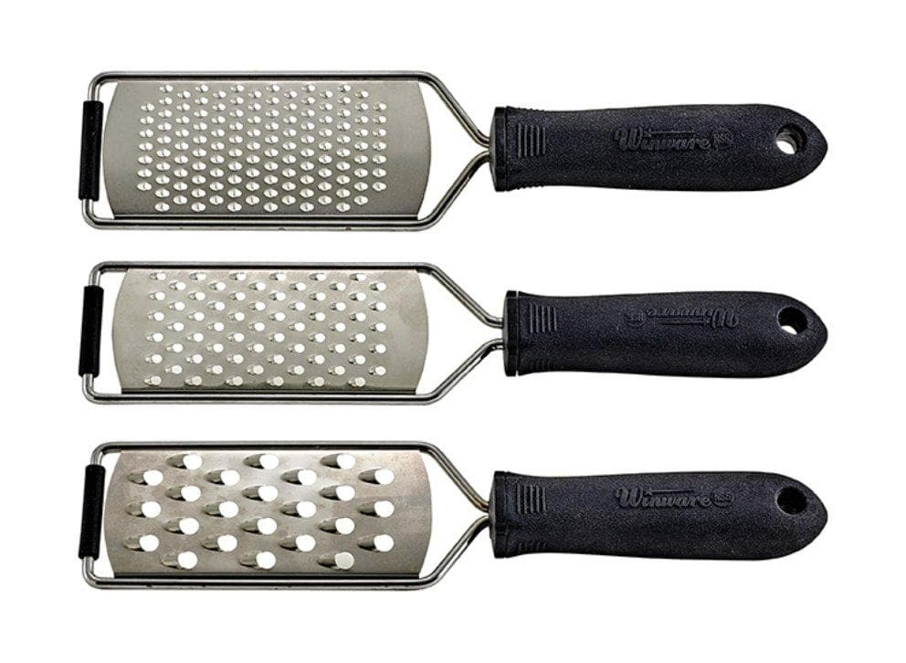 Winco Grater With Soft Grip Handle - Various Sizes
