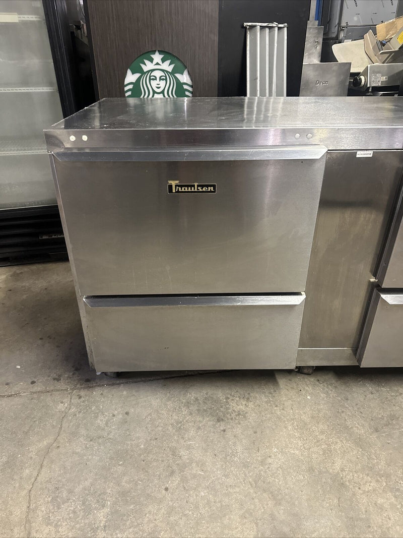 Traulsen UHT60-DD 60" Undercounter Refrigerator with 4 Drawers USED