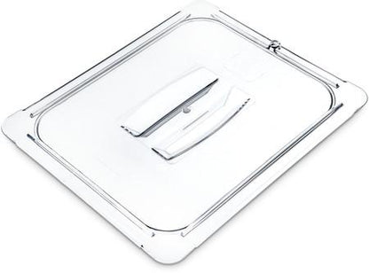 Carlisle 10230U07 1/2 Size Universal Lid with Handle Clear