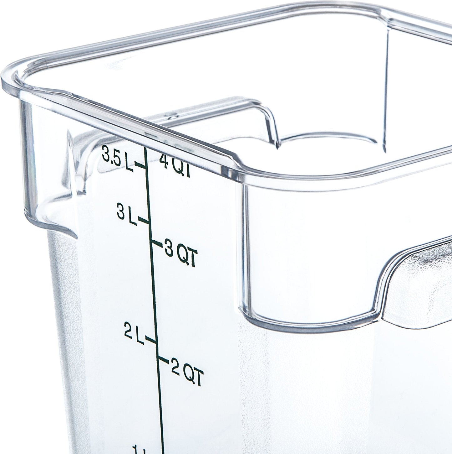 4 Qt Clear Square Food Storage Container (10721-07)