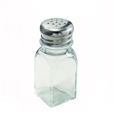 Winco G-109 2 Oz Square Shaker with Mushroom Top