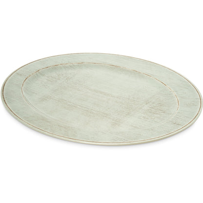 Carlisle Grove 6402106 Buff Melamine Oval Platter 20" x 14"