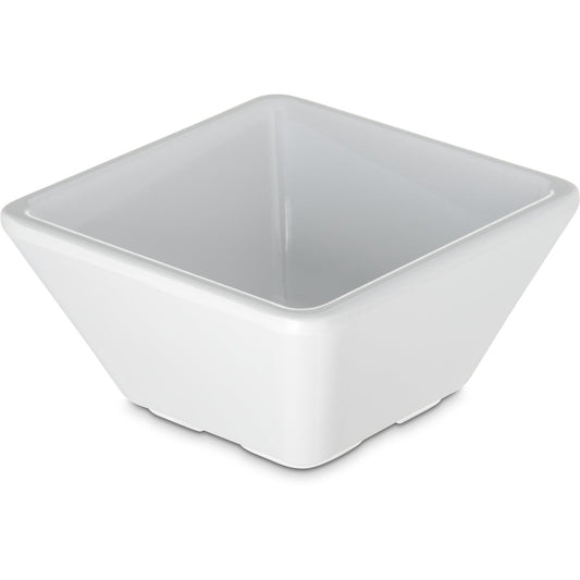 Carlisle Grove 6402602 Melamine White Square Bowl 14 Oz