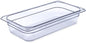 Carlisle 3066007 1/3 Size Clear 2.5" Deep Insert Pan