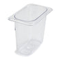 Carlisle 3068807 1/9 Size Clear 6" Deep Insert Pan