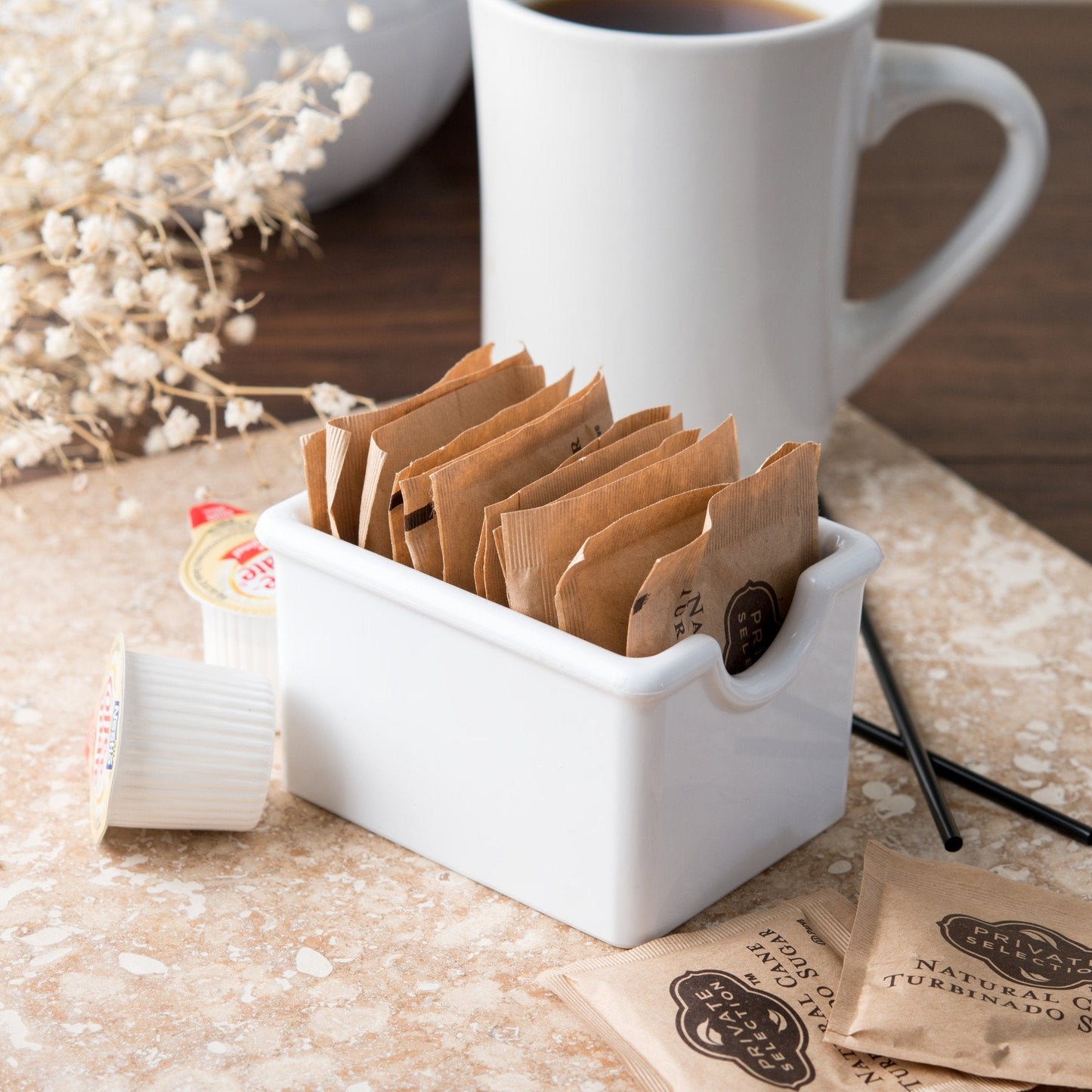 Carlisle 455002 Sugar Caddy White