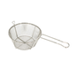 Winco FBRS-9 9 1/2"  Round Wire Fry Basket, 6 Mesh