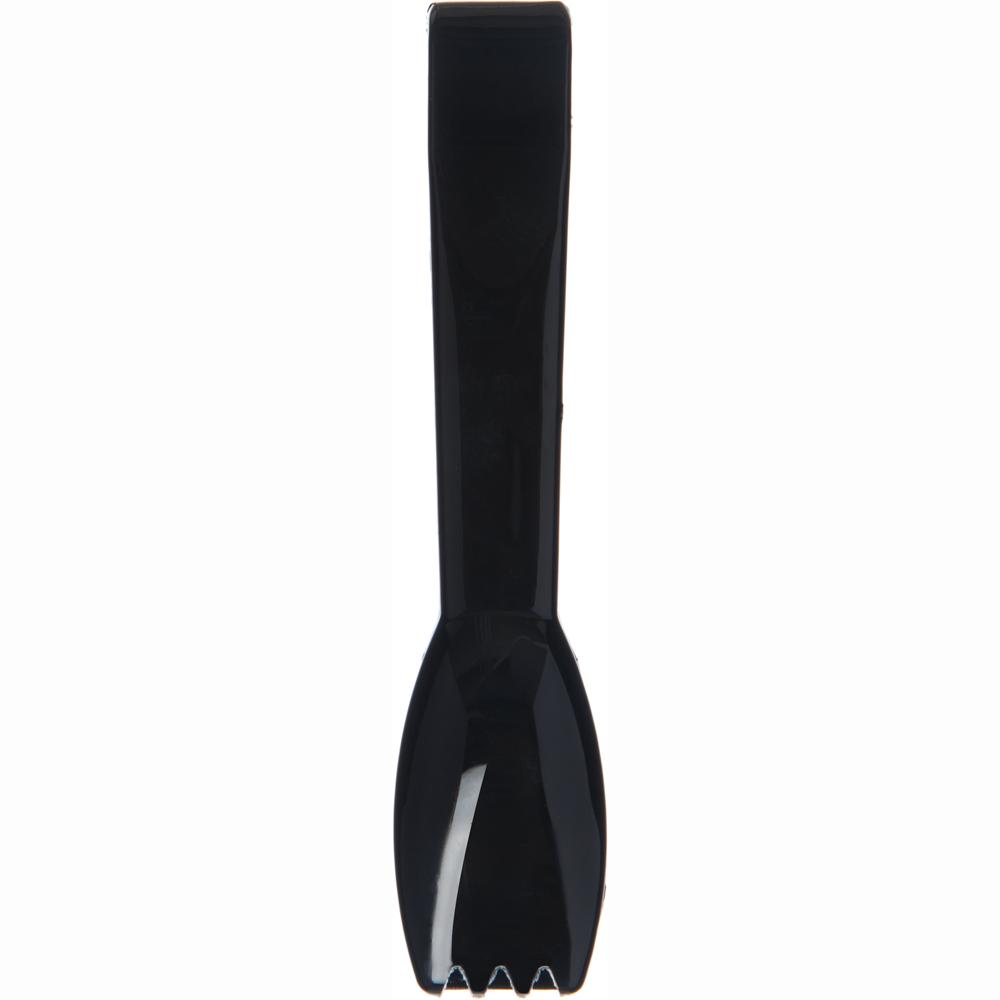Carlisle 4606-03 6.25" Black Carly Salad Tong
