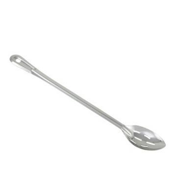 Winco BSST-18 18" Stainless Steel Slotted Basting Spoon