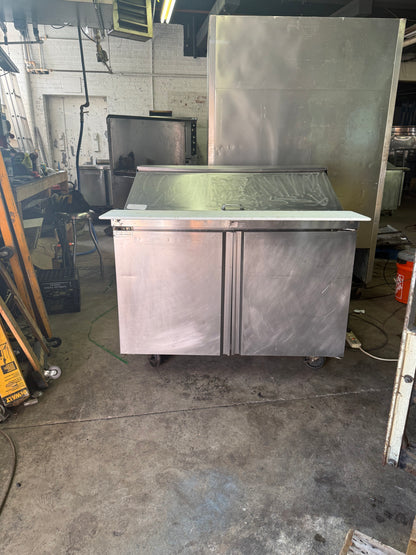 DELFIELD 4448NP-18M 48” Sandwich Prep Table Cooler Refrigerator USED