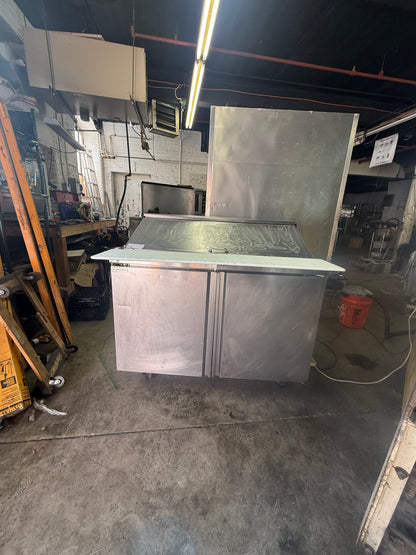 DELFIELD 4448NP-18M 48” Sandwich Prep Table Cooler Refrigerator USED