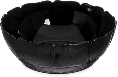Carlisle 691403 12" Petal Mist Bowl-Black 5.7 Qt