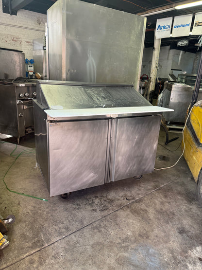 DELFIELD 4448NP-18M 48” Sandwich Prep Table Cooler Refrigerator USED