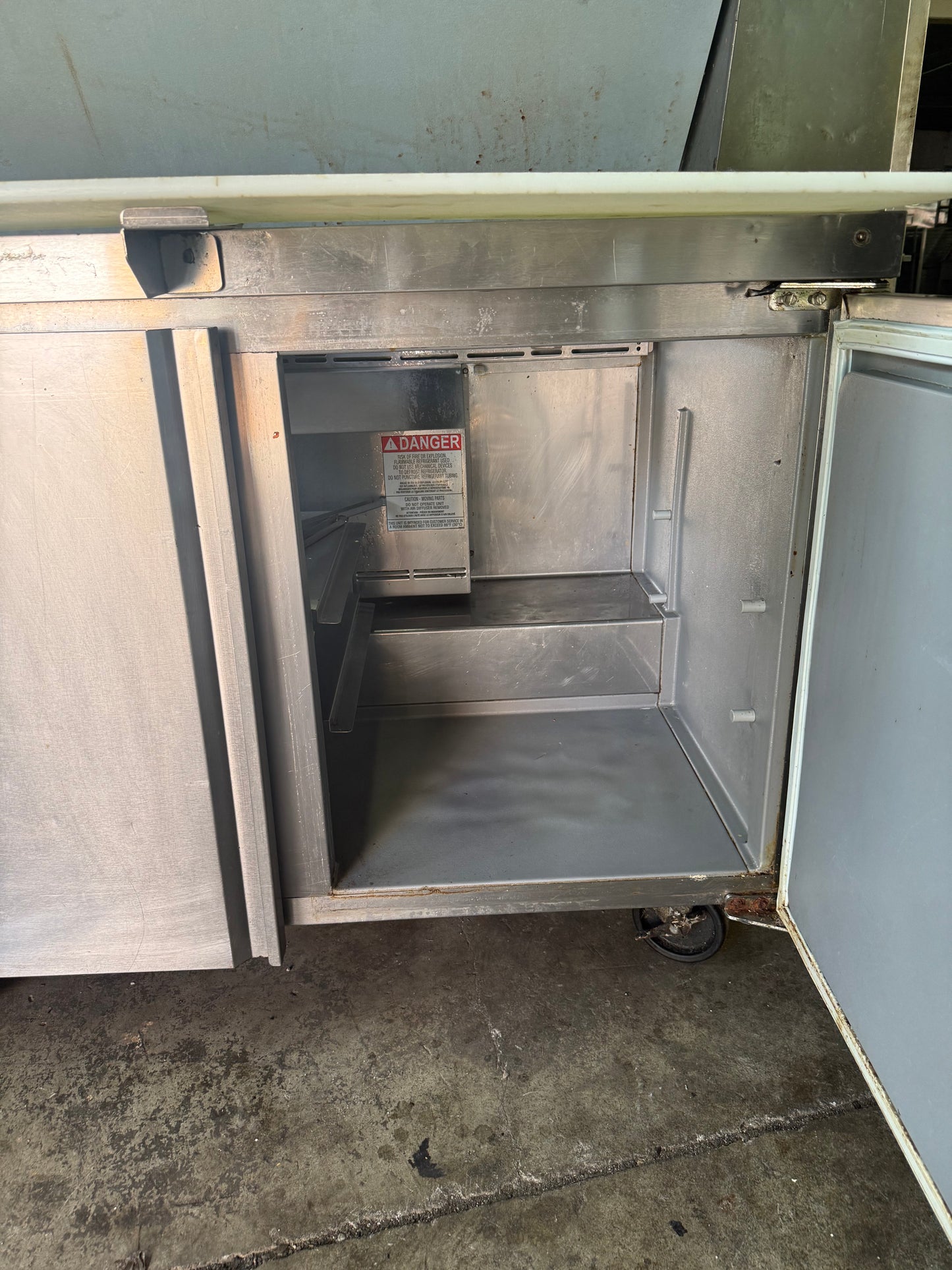 DELFIELD 4448NP-18M 48” Sandwich Prep Table Cooler Refrigerator USED