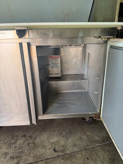 DELFIELD 4448NP-18M 48” Sandwich Prep Table Cooler Refrigerator USED