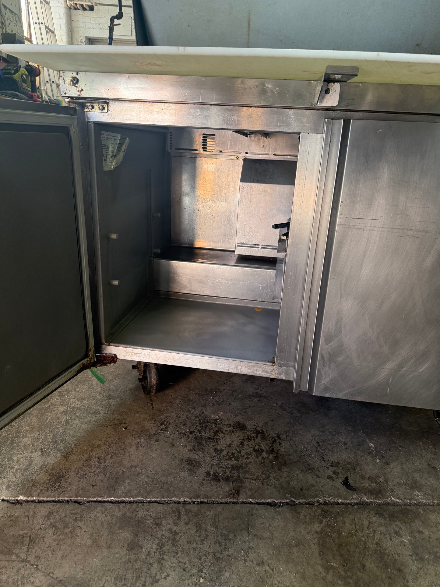 DELFIELD 4448NP-18M 48” Sandwich Prep Table Cooler Refrigerator USED