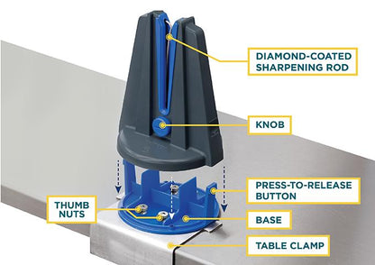 Winco Blade Station Hands-Free Knife Sharpener