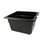 Carlisle 7316409 1/6 Size 4" Deep Black High Heat Food Pan
