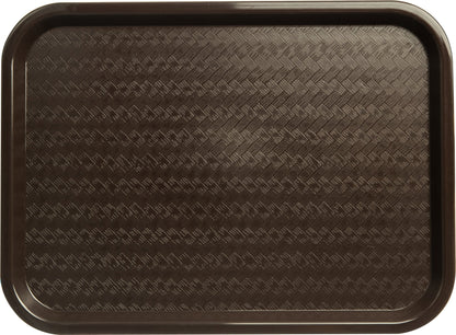 Carlisle CT121669 12" x 16" Fast Food Tray Brown