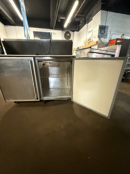 SILVER KING SKP48/12 48” USED COMMERCIAL SANDWICH PREP UNIT REFRIGERATOR COOLER