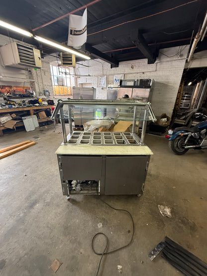 Leader 48” Used Sandwich Prep Salad Line Refrigerated Prep Unit