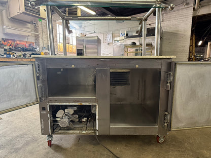 Leader 48” Used Sandwich Prep Salad Line Refrigerated Prep Unit