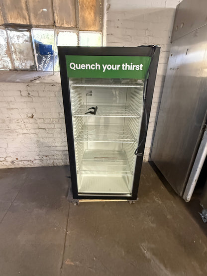 LIEBHER VC209 USED COMMERCIAL SINGLE GLASS DOOR REFRIGERATOR MERCHANDISER