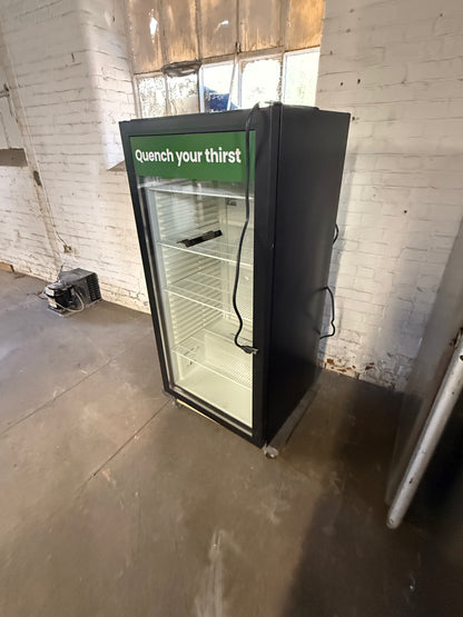 LIEBHER VC209 USED COMMERCIAL SINGLE GLASS DOOR REFRIGERATOR MERCHANDISER