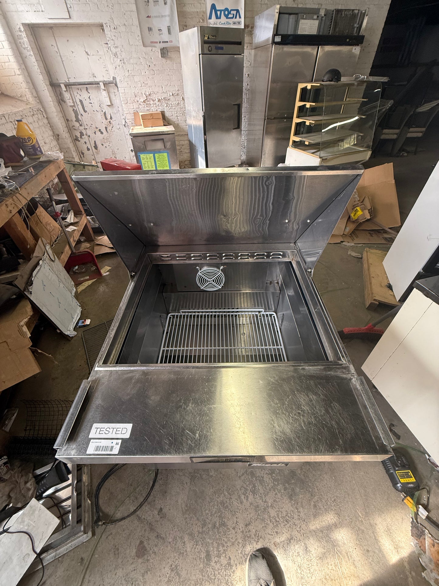 MIGALI 27” USED MEGATOP REFRIGERATOR COOLER PREP TABLE